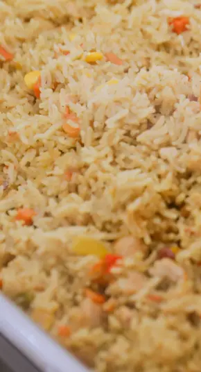 Fried rice met groente